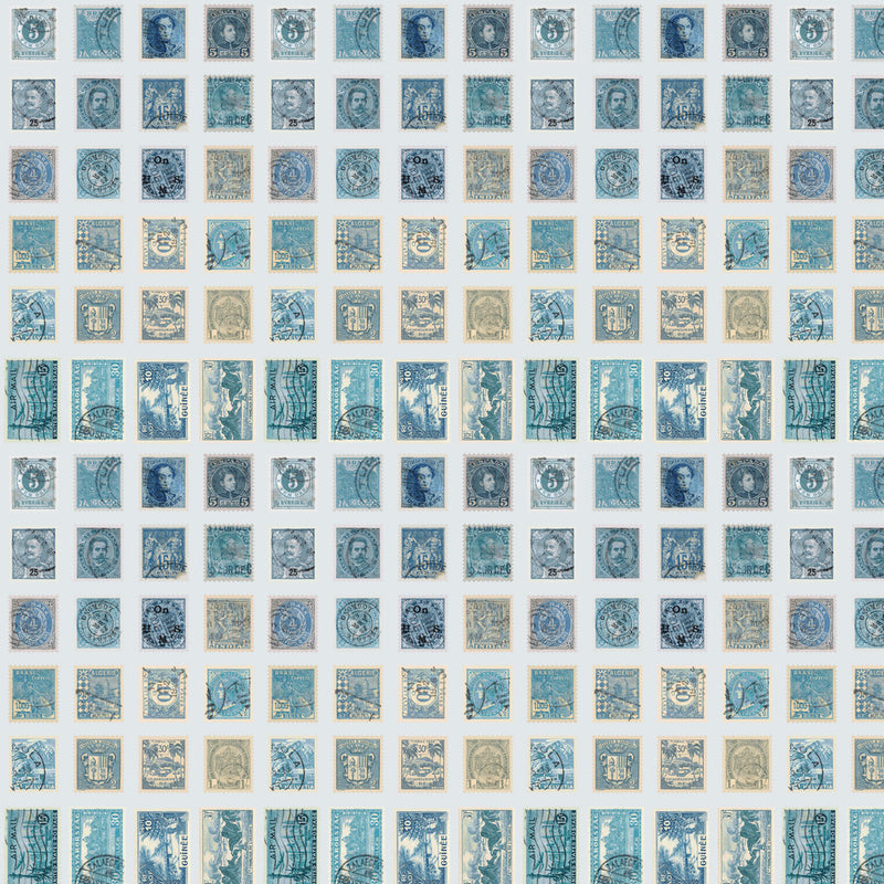 Tim Holtz Eclectic Elements Palette - Blue Stamps - Blue - The Green Fern Quilt Co.