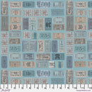 Tim Holtz Eclectic Elements Palette - Blue Tickets - Blue - The Green Fern Quilt Co.