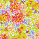 Tula Pink - Untamed - Hello Dahlia - Moonbeam - The Green Fern Quilt Co.