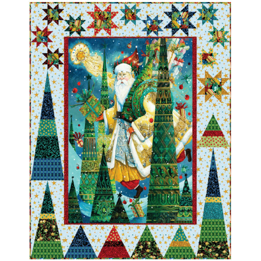 Spirit of Christmas Hope Quilt Kit designed by Cyndi McChesney - The Green Fern Quilt Co.