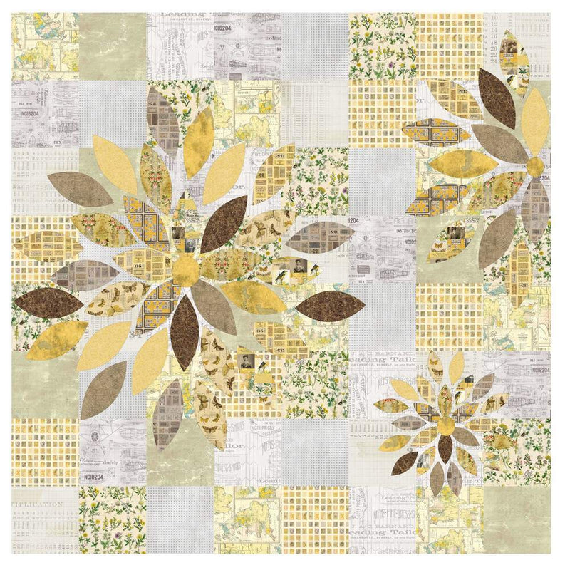 Tim Holtz Eclectic Elements Palette - Yellow Wallpaper - Yellow