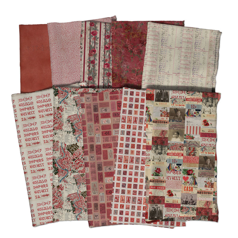 Tim Holtz Eclectic Elements Palette - Red Wallpaper - Red