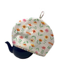 Anne Keenan Higgins - Blossom Brew - Garden Cups - Denim - The Green Fern Quilt Co.