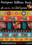 Dinara Mirtalipova Folk Birds Ribbon Pack - The Green Fern Quilt Co.