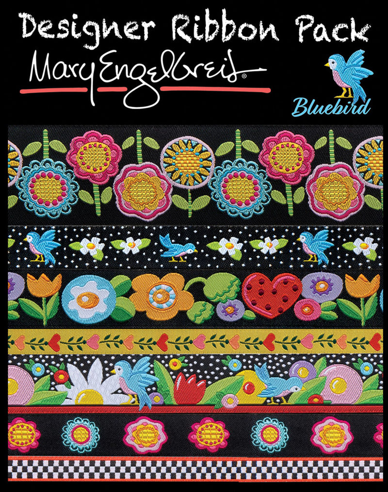 Mary Engelbreit - Blue Bird Designer Ribbon Pack