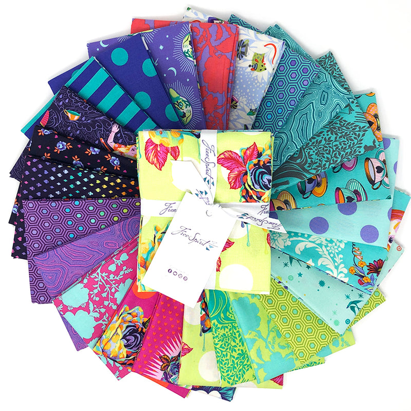 Tula Pink's Curiouser and Curiouser - Daydream 24 pc. FQ Bundle - FreeSpirit Fabrics