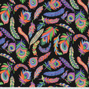 Kaffe Fassett Collective - August 2021 - Tickle My Fancy - Black - The Green Fern Quilt Co.