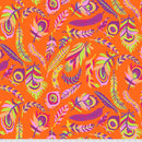 Kaffe Fassett Collective - August 2021 - Tickle My Fancy - Orange - The Green Fern Quilt Co.