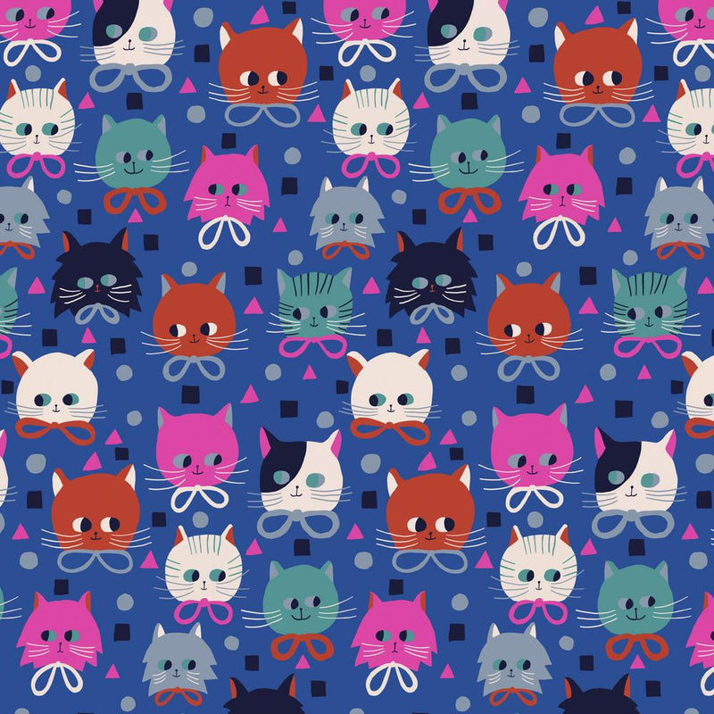 Just Kitten Around - Litte Pawtraits - Blue- Conservatory Craft - Monika Forsberg - PWMF026.BLUE
