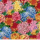 Kaffe Fassett Collective - August 2021 - Hokusai's Mums - Natural - The Green Fern Quilt Co.