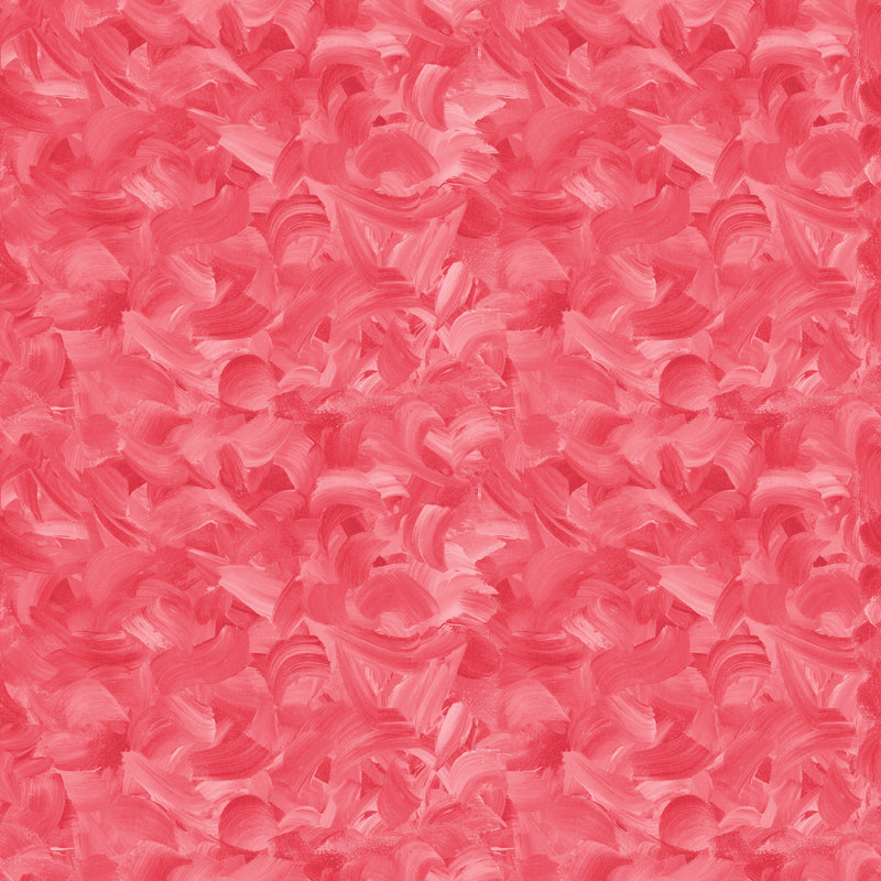 Sue Penn - Flourish - Impasto - Pink - FreeSpirit Fabrics - Digitally Printed