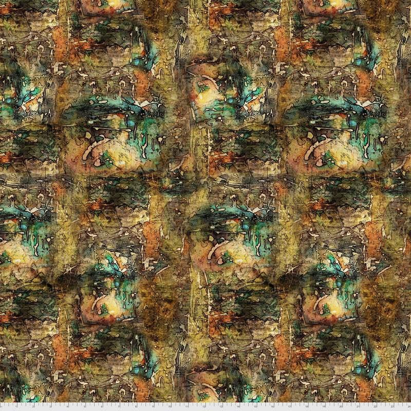 Tim Holtz Abandoned 2 - Drop Cloth - Multi - Digitally Printed