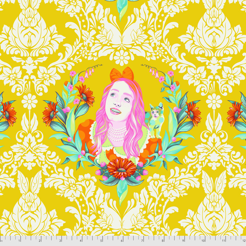 Tula Pink's Curiouser and Curiouser - Alice - Sugar - FreeSpirit Fabrics