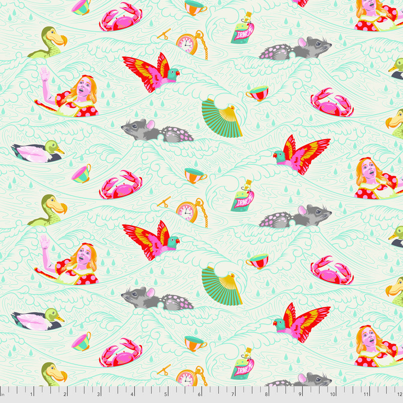 Tula Pink's Curiouser and Curiouser - Sea of Tears - Wonder  - FreeSpirit Fabrics