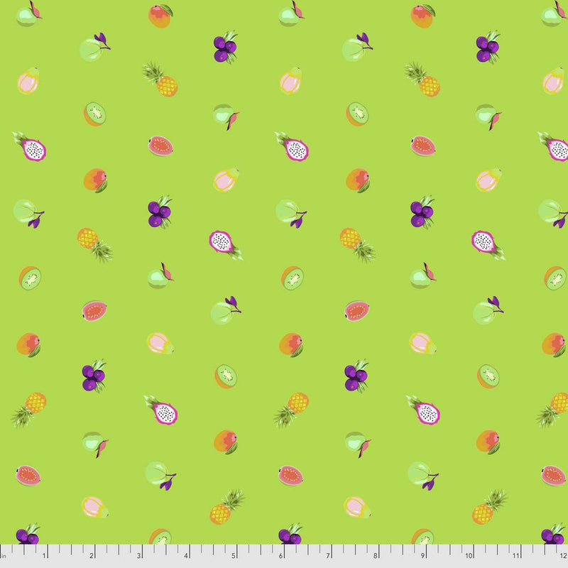 Tula Pink - Daydreamer - Forbidden Fruit Snacks- Kiwi - FreeSpirit Fabrics