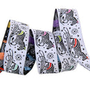 Tula Pink Linework - 7/8" Zebra on Lines - Renaissance Ribbons -     Sold by the yard - The Green Fern Quilt Co.